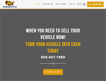 Tablet Screenshot of cashbuyscars.com